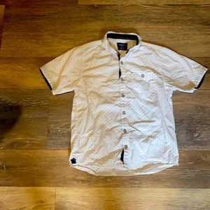 Boys patriotic short sleeve button down